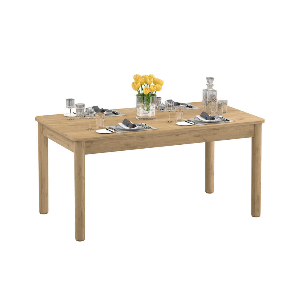 Masă de sufragerie Extensibila BYM-1920-FF-1 Home Collection® Bohem, Stejar, 160-200x78x90 cm