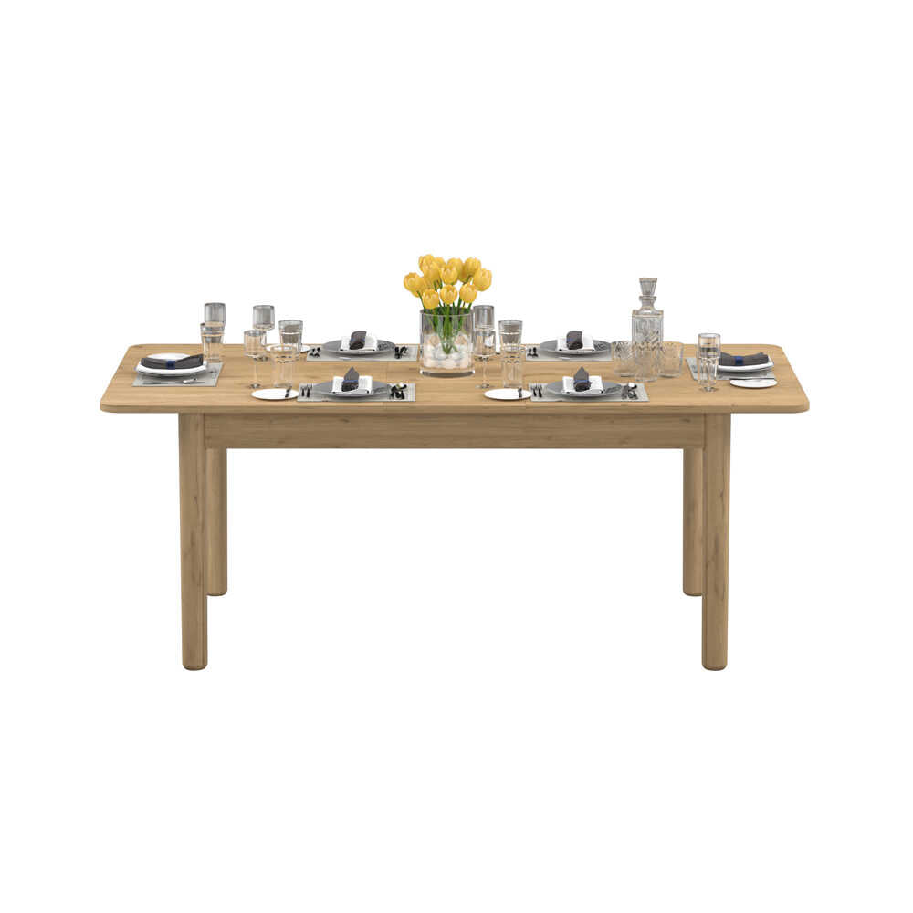 Masă de sufragerie Extensibila BYM-1920-FF-1 Home Collection® Bohem, Stejar, 160-200x78x90 cm