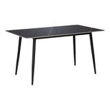 Masă de sufragerie Gustas, Metal, 140x80x76 cm - Masa dining Gustas, Metal, 140x80x76 cm - 029-000469