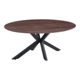 Masă de sufragerie Makrey, Metal, 180x90x75 cm - Masa dining Makrey, Metal, 180x90x75 cm - 392-000023