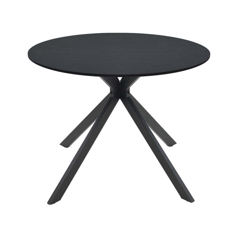 Masa Xuson Natural mdf, negru, D80x75 cm - Negru