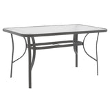 Masa Ensure sticla securizata, Gri inchis - Antracit, 140x80x70 cm - Masa Ensure sticla securizata, Gri inchis - Antracit, 140x80x70 cm