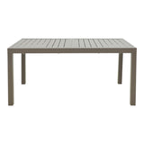 Masa extensibila cu functie versatila Lafla, Aluminiu, Champagne, 160-240x90x75 cm