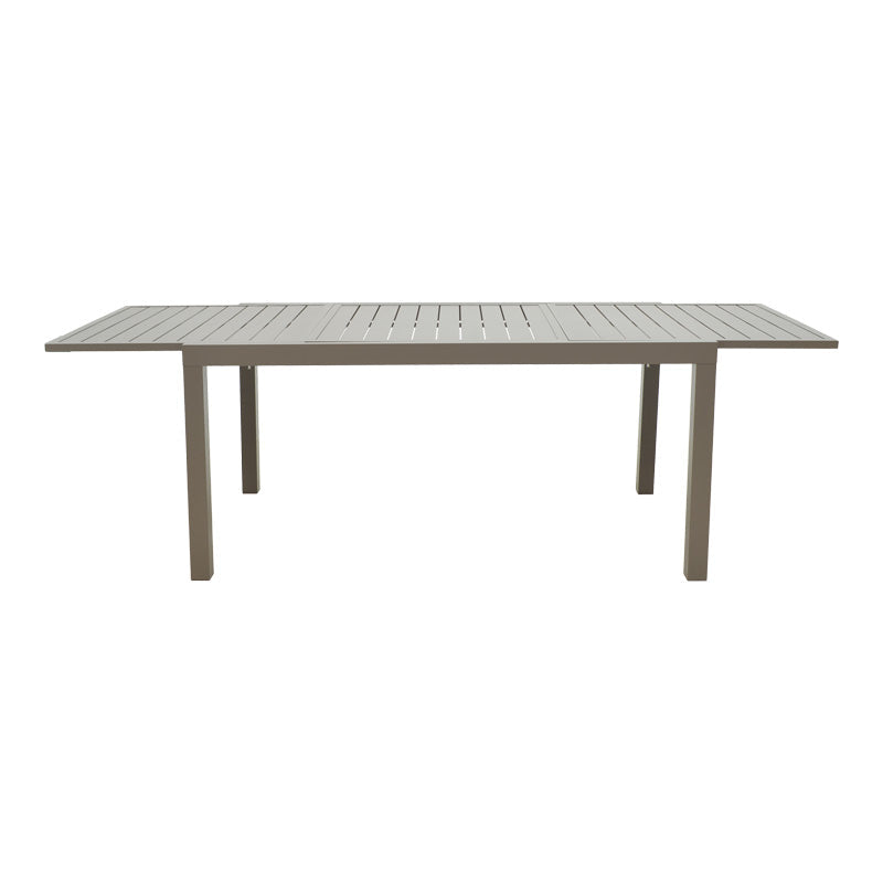 Masa extensibila cu functie versatila Lafla, Aluminiu, Champagne, 160-240x90x75 cm