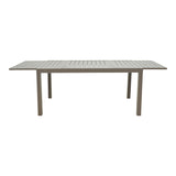 Masa extensibila cu functie versatila Lafla, Aluminiu, Champagne, 160-240x90x75 cm