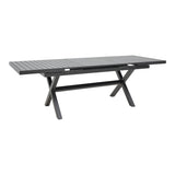 Masa extensibila Dagyn din aluminiu, Diverse culori, 180-240x90x76 cm - Gri Inchis