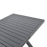 Masa extensibila Dagyn din aluminiu, Diverse culori, 180-240x90x76 cm - Gri Inchis