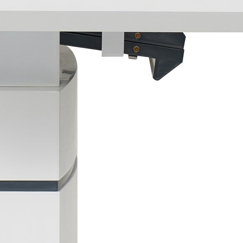 Masa extensibila Darsile, MDF, gri antracit, 140x90x76 cm, foto produs 9