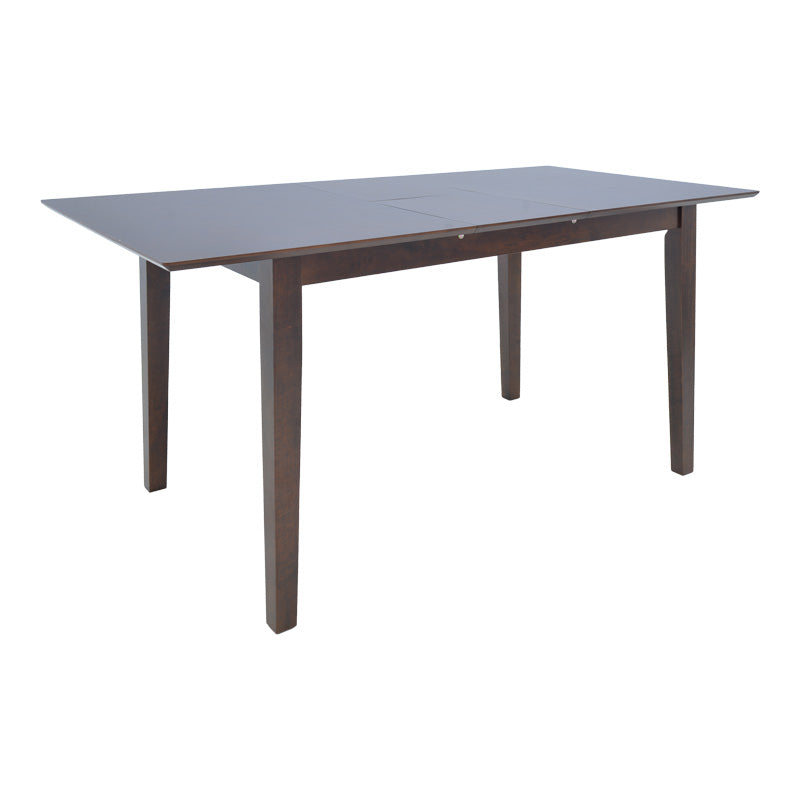 Masa extensibila din lemn Mabor, Alb - Nuc, 120-150x80x73 cm - Nuc