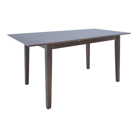 Masa extensibila din lemn Mabor, Alb - Nuc, 120-150x80x73 cm