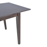Masa extensibila din lemn Mabor, Alb - Nuc, 120-150x80x73 cm - Nuc