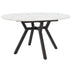 Masa extensibila Frances, Sonoma-negru, 100-140x100x75 cm