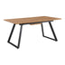 Masa extensibila Kannu, Natural, 160-200x90x75 cm