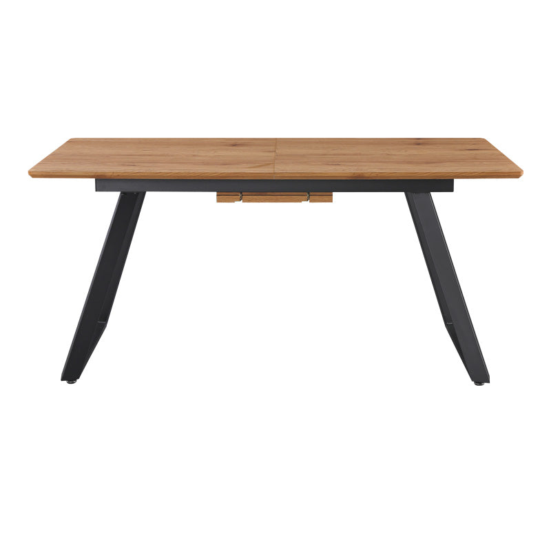 Masa extensibila Kannu, Natural, 160-200x90x75 cm, imagine suplimentara