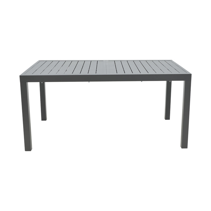 Masa extensibila Lafla aluminiu, Gri inchis, 160-240x100x75 cm