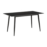 Masa Gustas, marmura, neagra, 140x80x75 cm - Masa Gustas, marmura, neagra, 140x80x75 cm