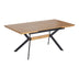 Masa Jessamy extensibila, 43mm, Natural, 160/200x90x76 cm