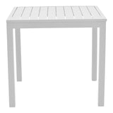 Masa Kliton aluminiu, Diverse culori, 80x80x74 cm - Alb