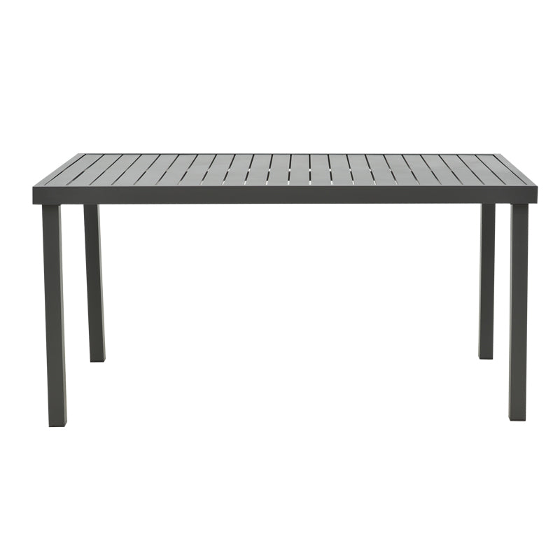 Masa Kliton din aluminiu, Gri inchis, 150x80x74 cm - Gri Inchis