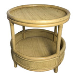 Masa laterala Moody, Rattan, Natur, 55x51 cm