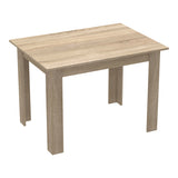 Masa Manka, Alb - Stejar, 110x80x77 cm - Masa Manka, Alb - Stejar, 110x80x77 cm
