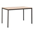 Masa metalica cu finisaj Natural-negru Faragio, metal, 120x75x75 cm