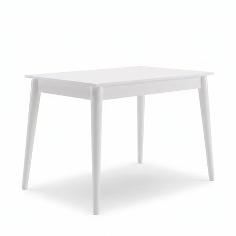 Masa Multifunctionala MMS-504-DD-2 Home Collection®, Alb Lucios, 110x77x70 cm