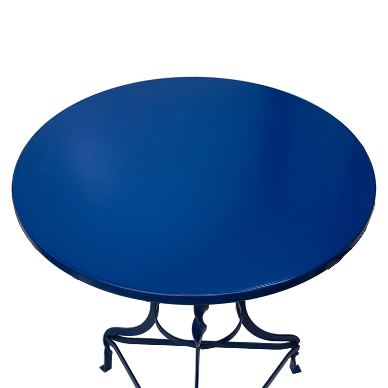 Masa Noah, Metal, D70x72 cm - Albastru