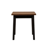 Masă Oliver Kare - Black Barok, Negru, 77x70x70 cm