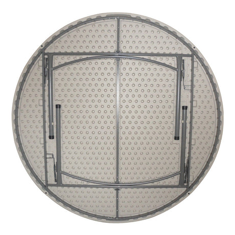 Masa pliabila catering cu functie de valiza, plastic, Alb, 180x74 cm