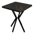 Masa Prestone, marmura neagra-metal, 70x70x75 cm