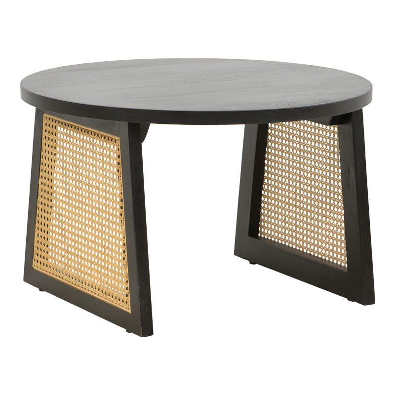 Masa Tamarind, Lemn de mango si ratan, 65x65x40 cm - Masa Tamarind, Lemn de mango si ratan, 65x65x40 cm