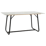 Masa Revello alba, neagra, 150x90x75 cm - Masa Revello alba, neagra, 150x90x75 cm - 101-000074