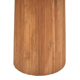 Masa rotunda din lemn masiv de acacia Tully, Lemn de Acacia, Natural - Nuc, D120x75 cm - Natur