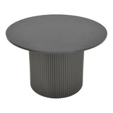 Masa rotunda Karulo, Negru, D120x76 cm
