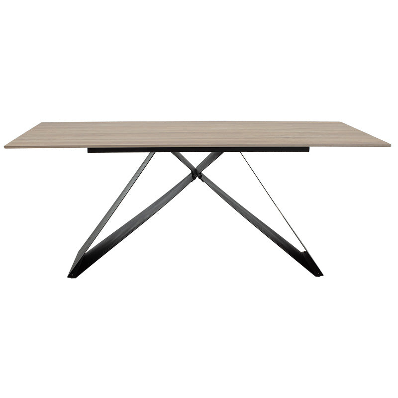 Masa Sabrina, sonoma - negru, 180x90x75 cm