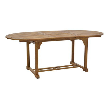 Masa Sopho extensibila lemn Natural de salcam, 200/150x100x75 cm