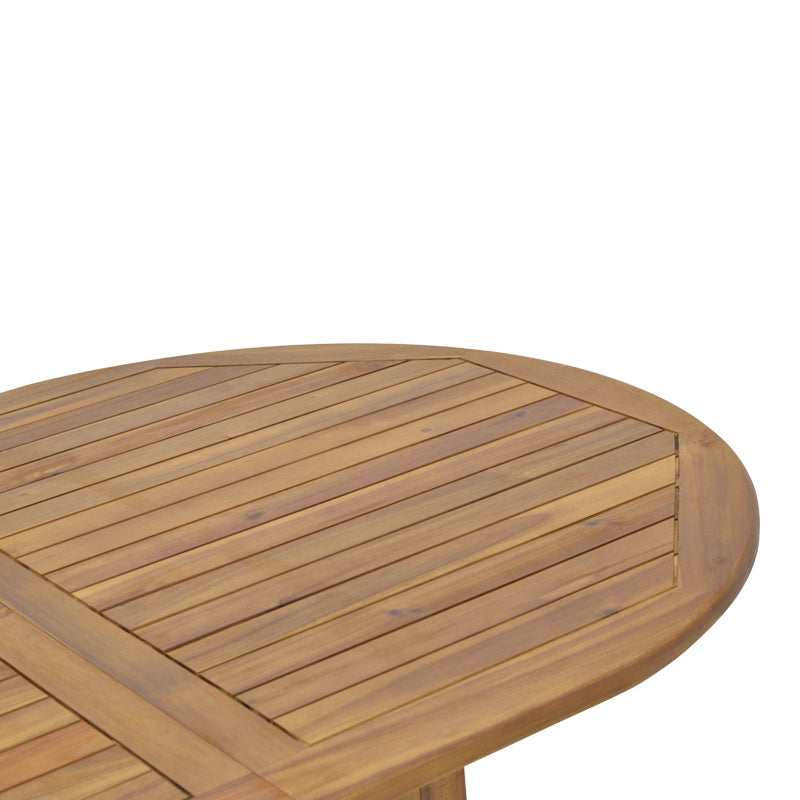 Masa Sopho extensibila lemn Natural de salcam, 200/150x100x75 cm