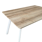 Masa Squaro alb, sonoma, 120x70x75 cm