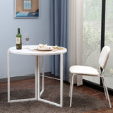 Masa Talen, Alb, D80x74 cm