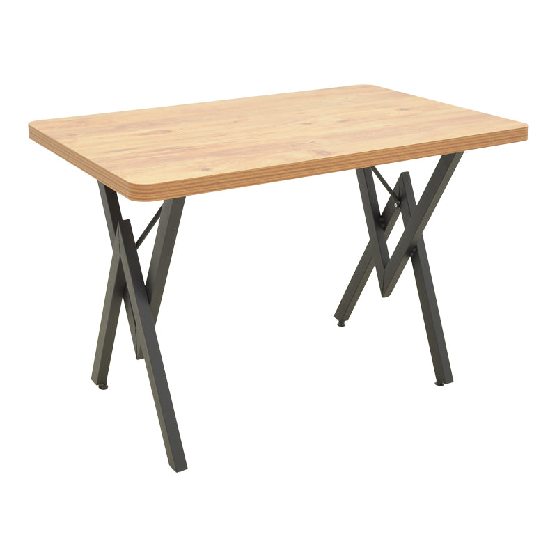 Masă dining Vertex, Lemn și metal, Diverse culori, 110x70x72 cm