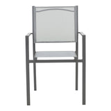 Masa Watson-Confidence Un set de 3 metal, antracit, D60x70 cm