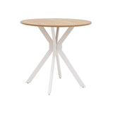 Masa Xuson Natural mdf, alb, D80x75 cm