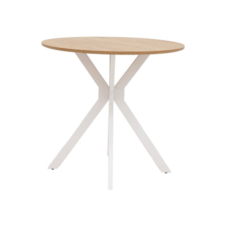 Masa Xuson Natural mdf, alb, D80x75 cm