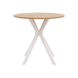 Masa Xuson Natural mdf, alb, D80x75 cm