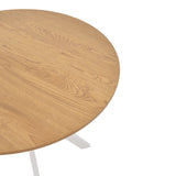 Masa Xuson Natural mdf, alb, D80x75 cm