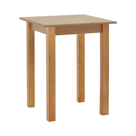 Masa Zolenio din lemn de fag solid cu blat finisaj, nuc, 60x60x76 cm