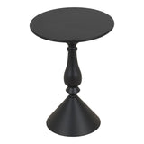 Măsuță auxiliară Lalou, Metal, Diverse culori, 40x55 cm - Negru