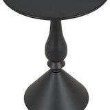 Măsuță auxiliară Lalou, Metal, Diverse culori, 40x55 cm - Negru