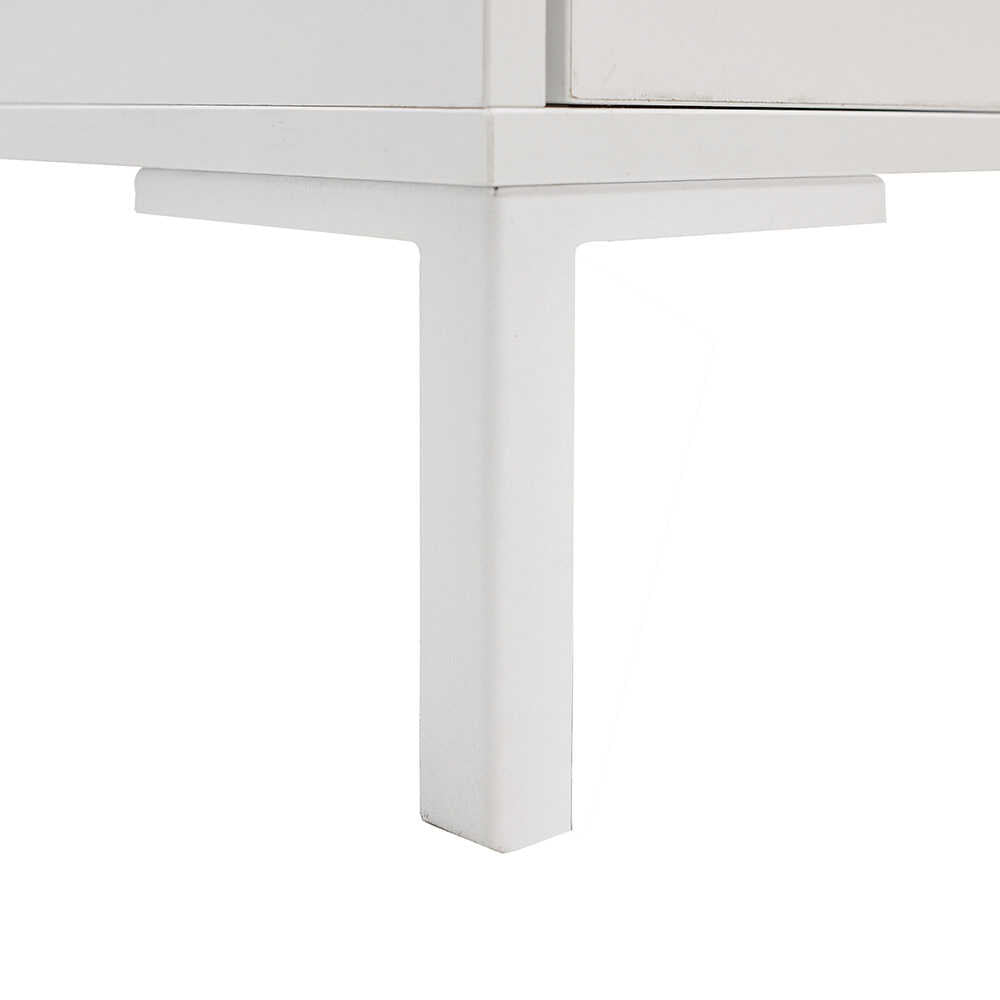 Masuta Cafea SHP-660-DD-1 Home Collection® cu sertar si picioare metalice, Alb - Maro - Natur, 90x42x90 cm - Alb | SKU: SHP-660-DD-1, SHP-660-TT-1, SHP-660-OO-1
